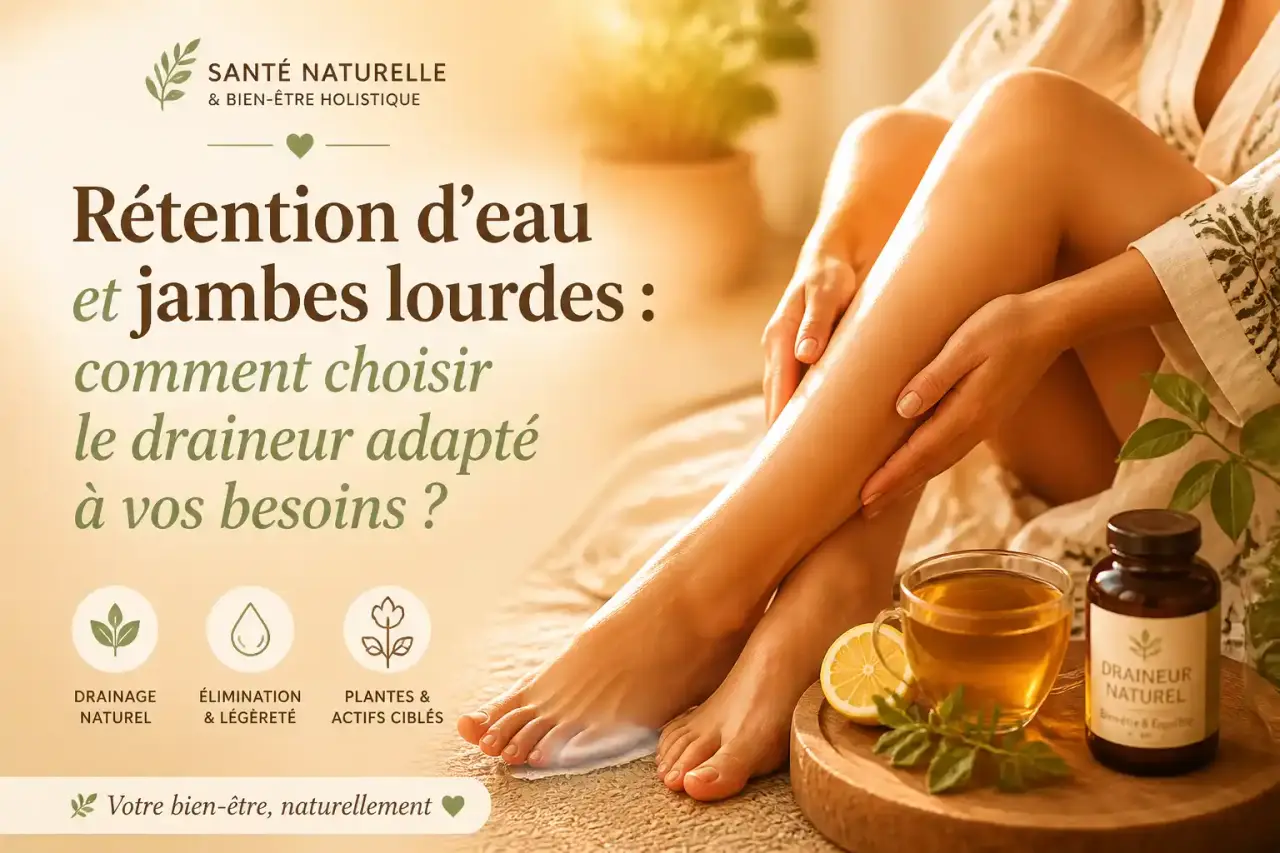 Rétention d'eau et jambes lourdes : comment choisir le draineur adapté à vos besoins ?
