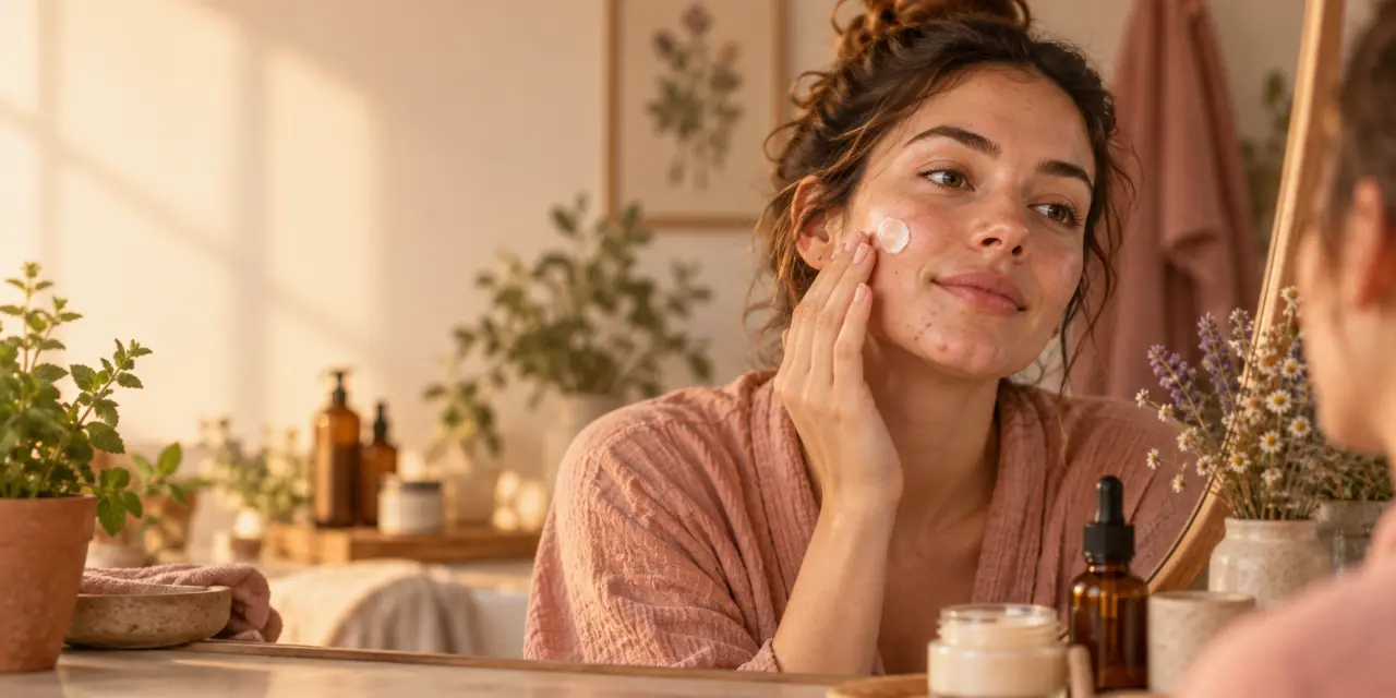 Acné hormonale : un traitement naturel s’évalue sur 4 semaines, sans décaper la peau