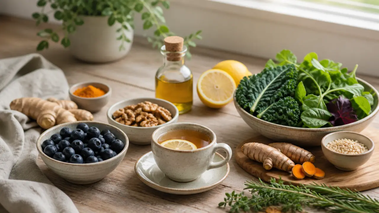 Composition minimaliste autour de l’alimentation anti-inflammatoire